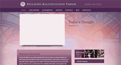 Desktop Screenshot of bellaghyparish.com